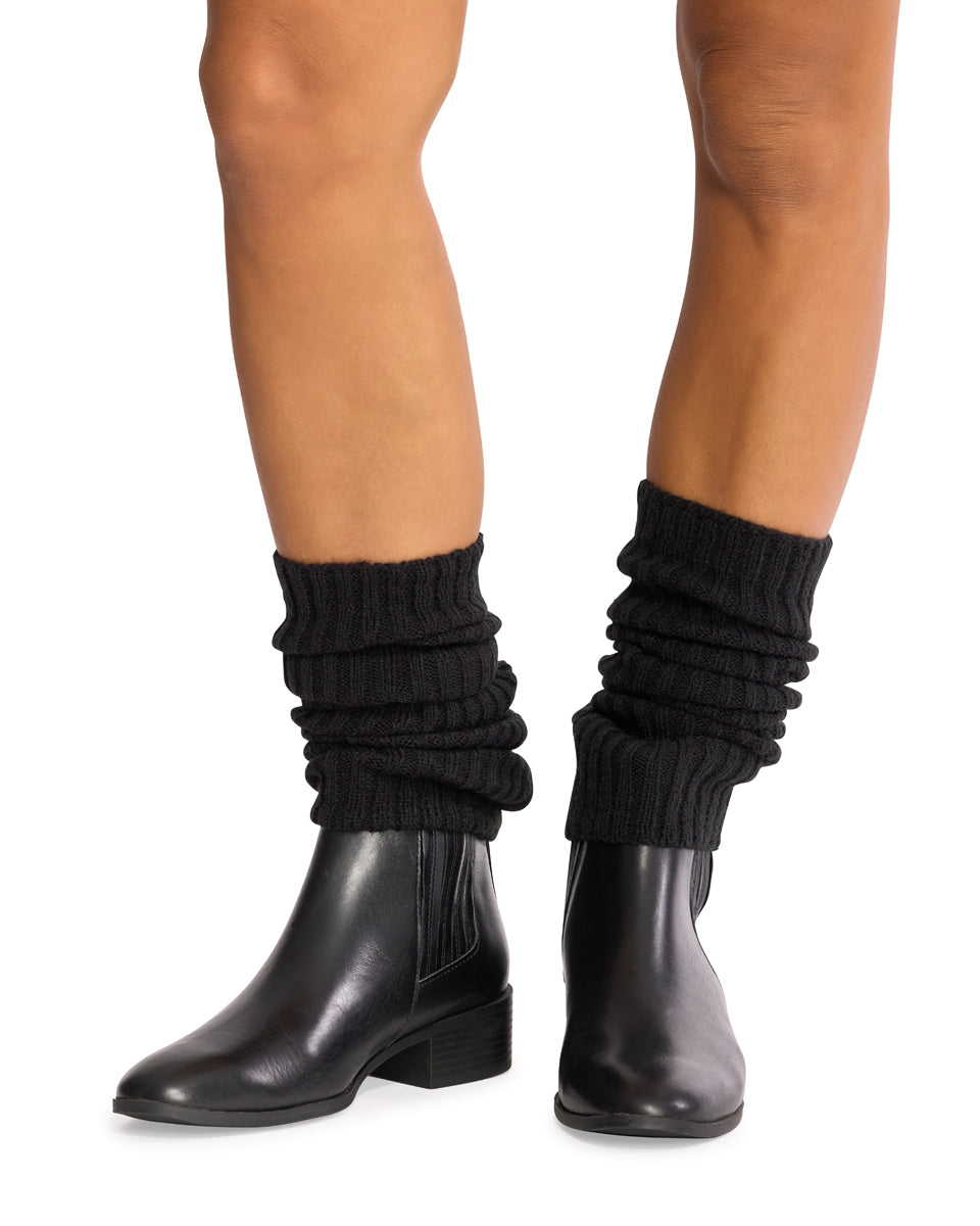 Chunky Legwarmers- Black