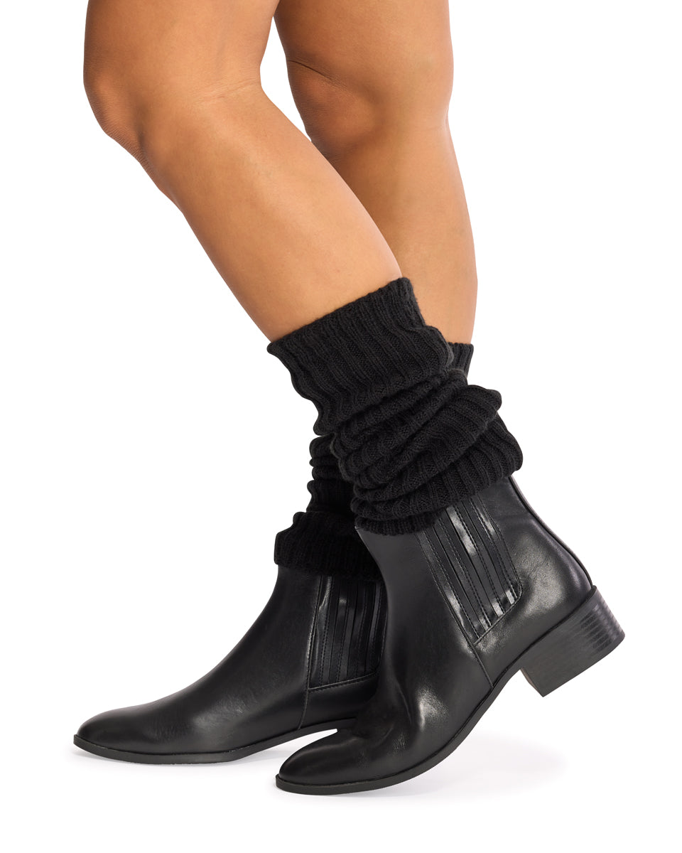Chunky Legwarmers- Black