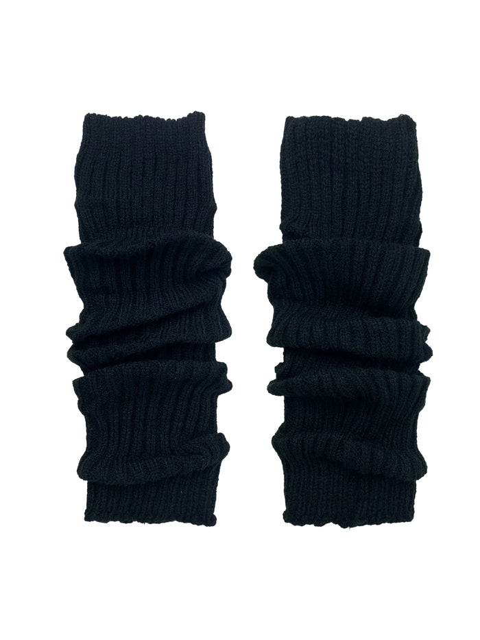 Chunky Legwarmers- Black