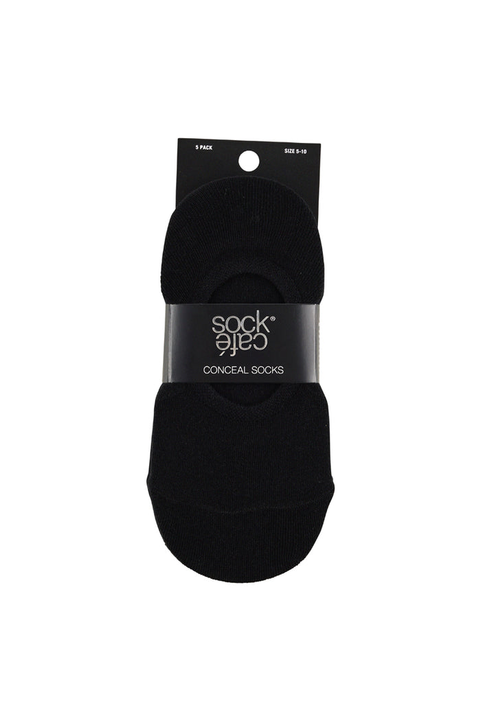 Conceal Socks - 5 Pack-Black