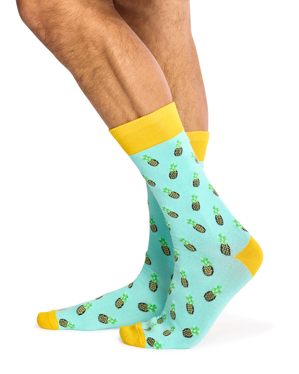 Crew Socks- 3 Pack- Chilli, Pineapple & Flamingo