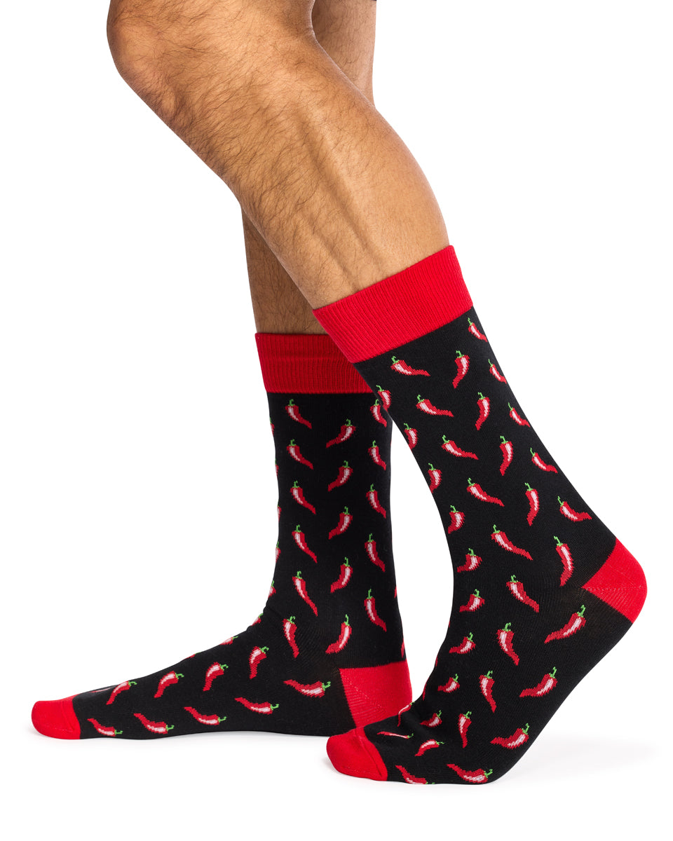 Crew Socks- 3 Pack- Chilli, Pineapple & Flamingo