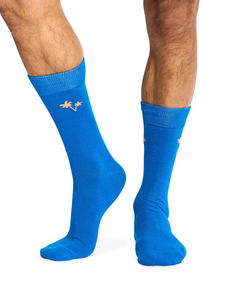 Crew Socks- 3 Pack- Palm Springs