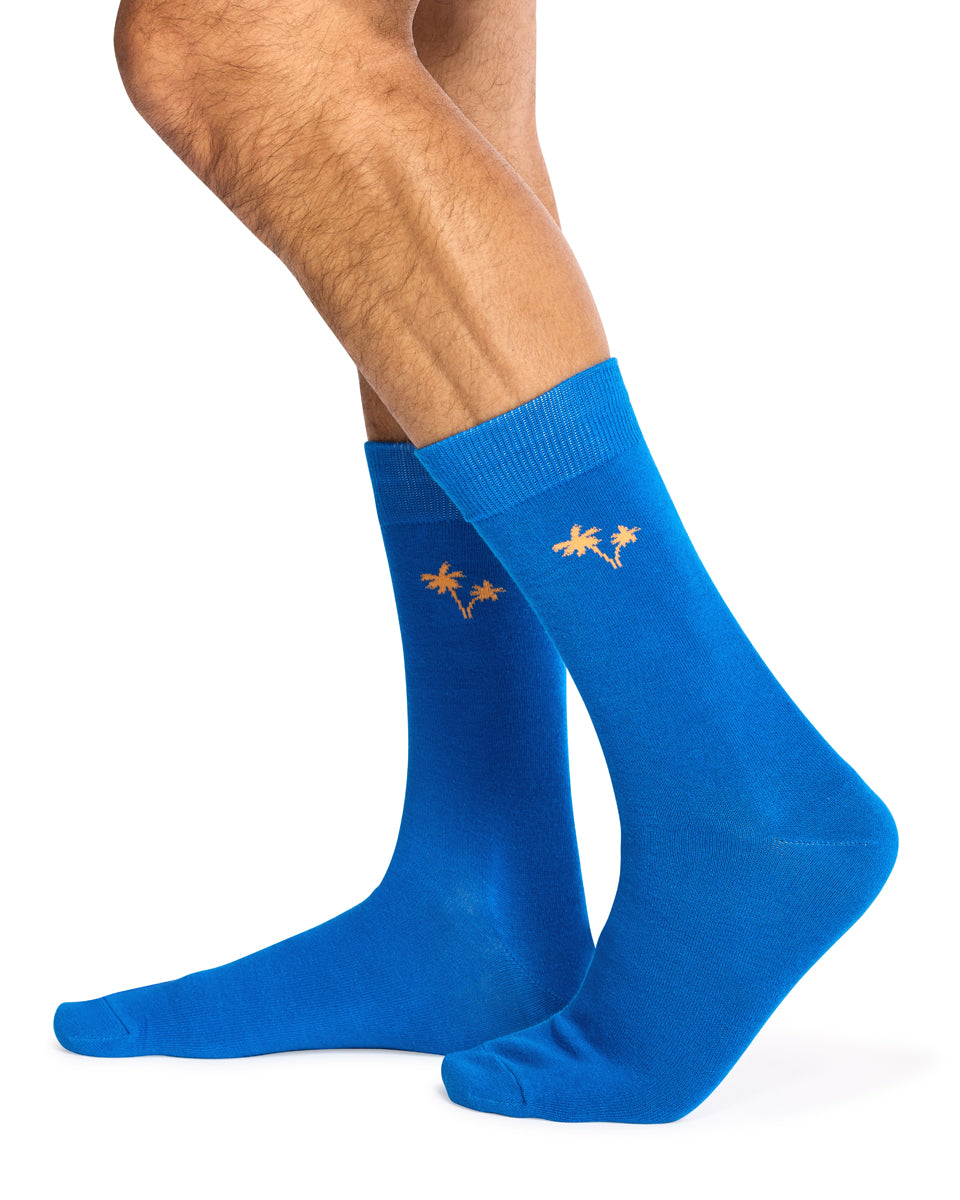 Crew Socks- 3 Pack- Palm Springs