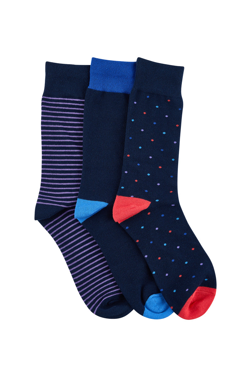 Crew Socks- 3 Pack- Celebration