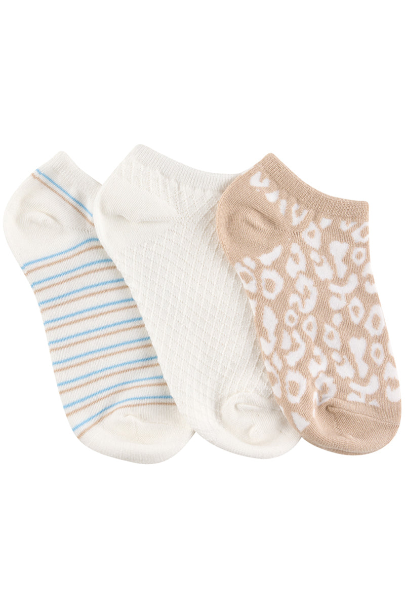 Ankle Socks- 3 Pack- Wild Geometry