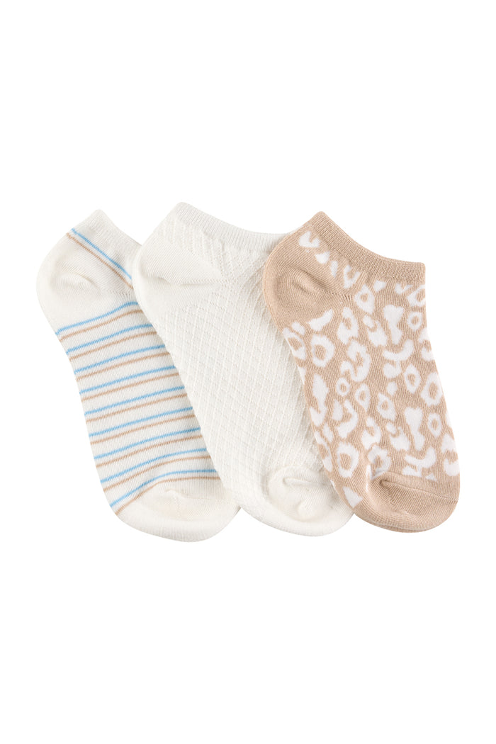 Ankle Socks- 3 Pack- Wild Geometry