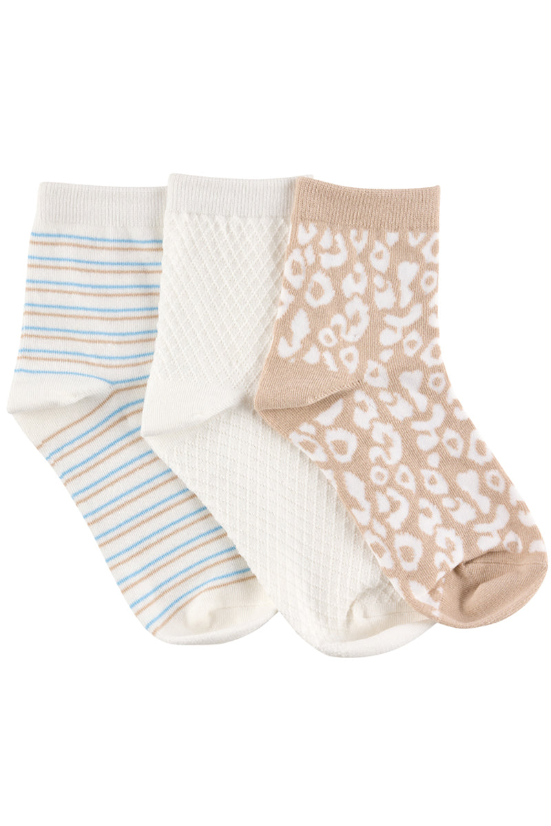Quarter Socks- Pack 3