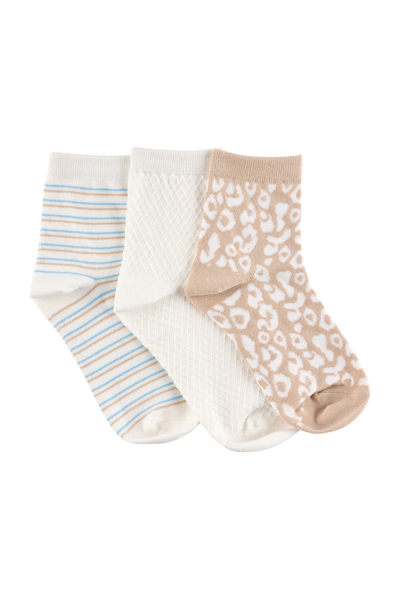 Quarter Socks- Pack 3