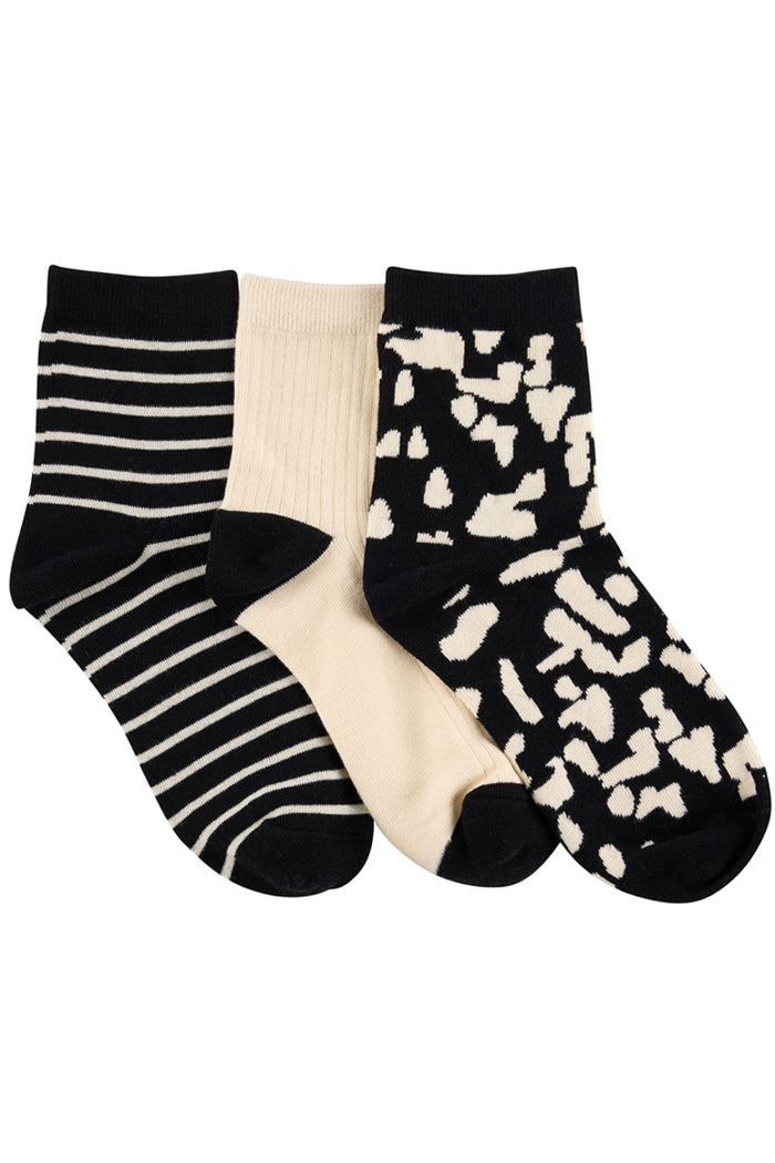 Quarter Socks- Pack 3 - Mona