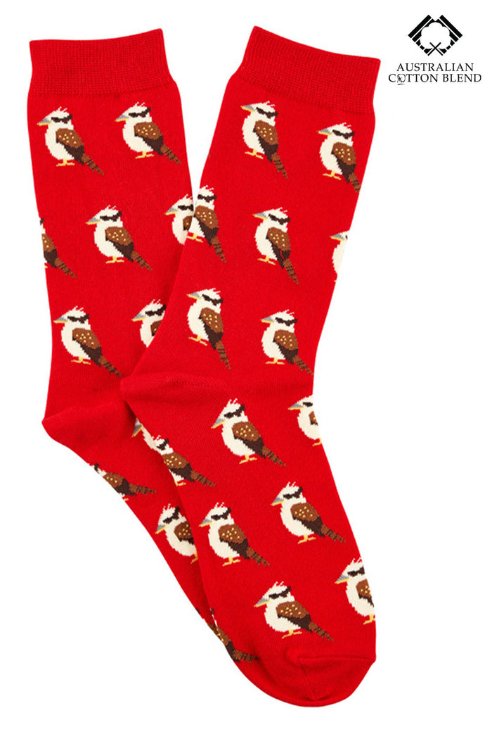 Australian Cotton Socks - Kookaburra