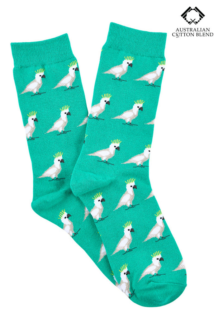 Australian Cotton Socks - Cockatoo