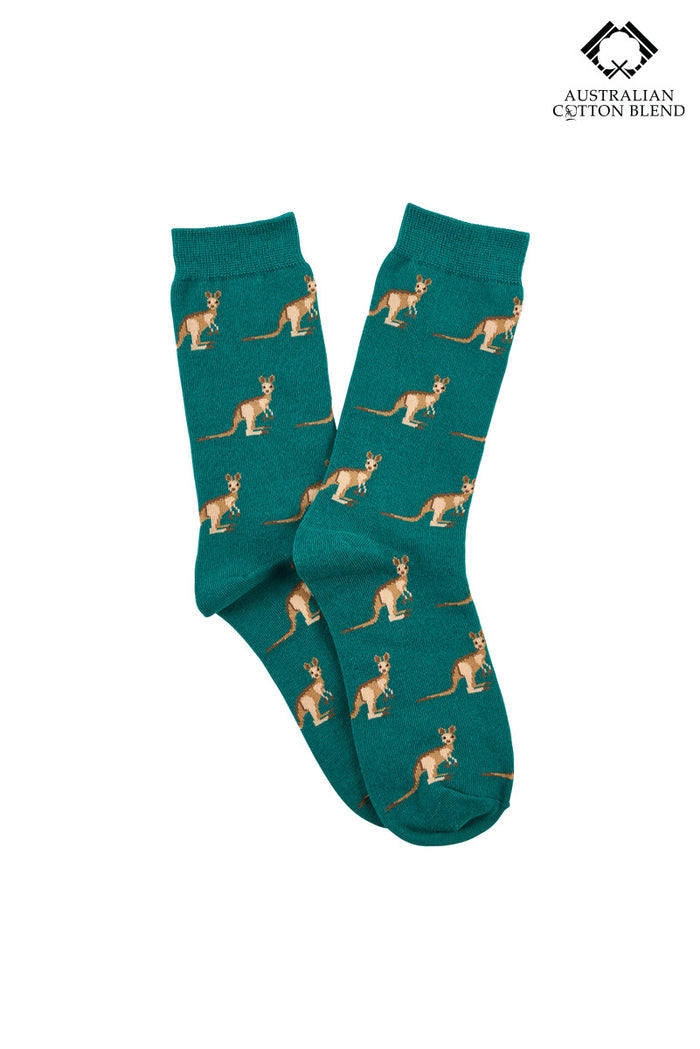 Australian Crew Socks - Kangaroo