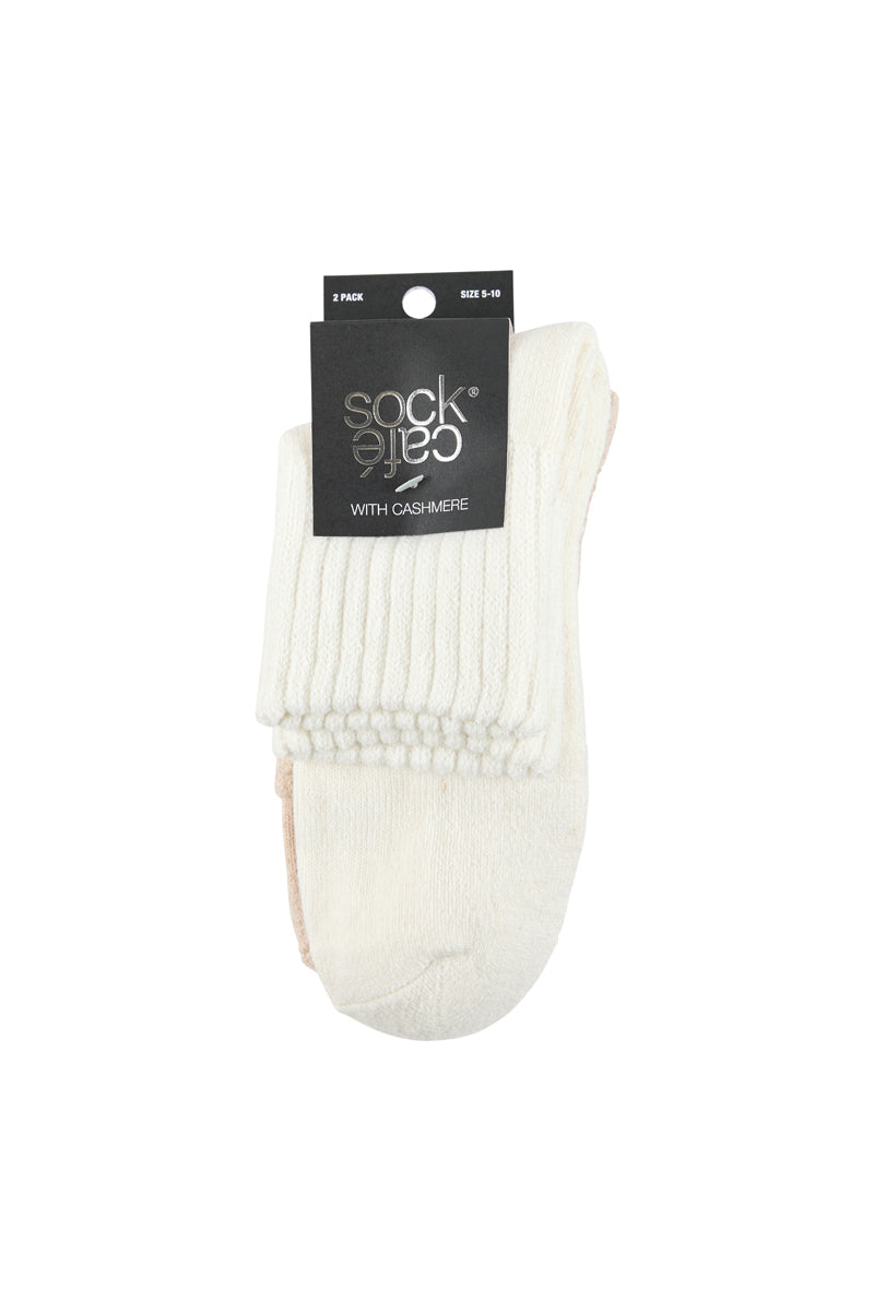 With Cashmere Socks- 2 Pack