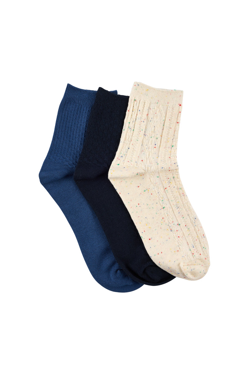 Textured Knit- 3 Pack