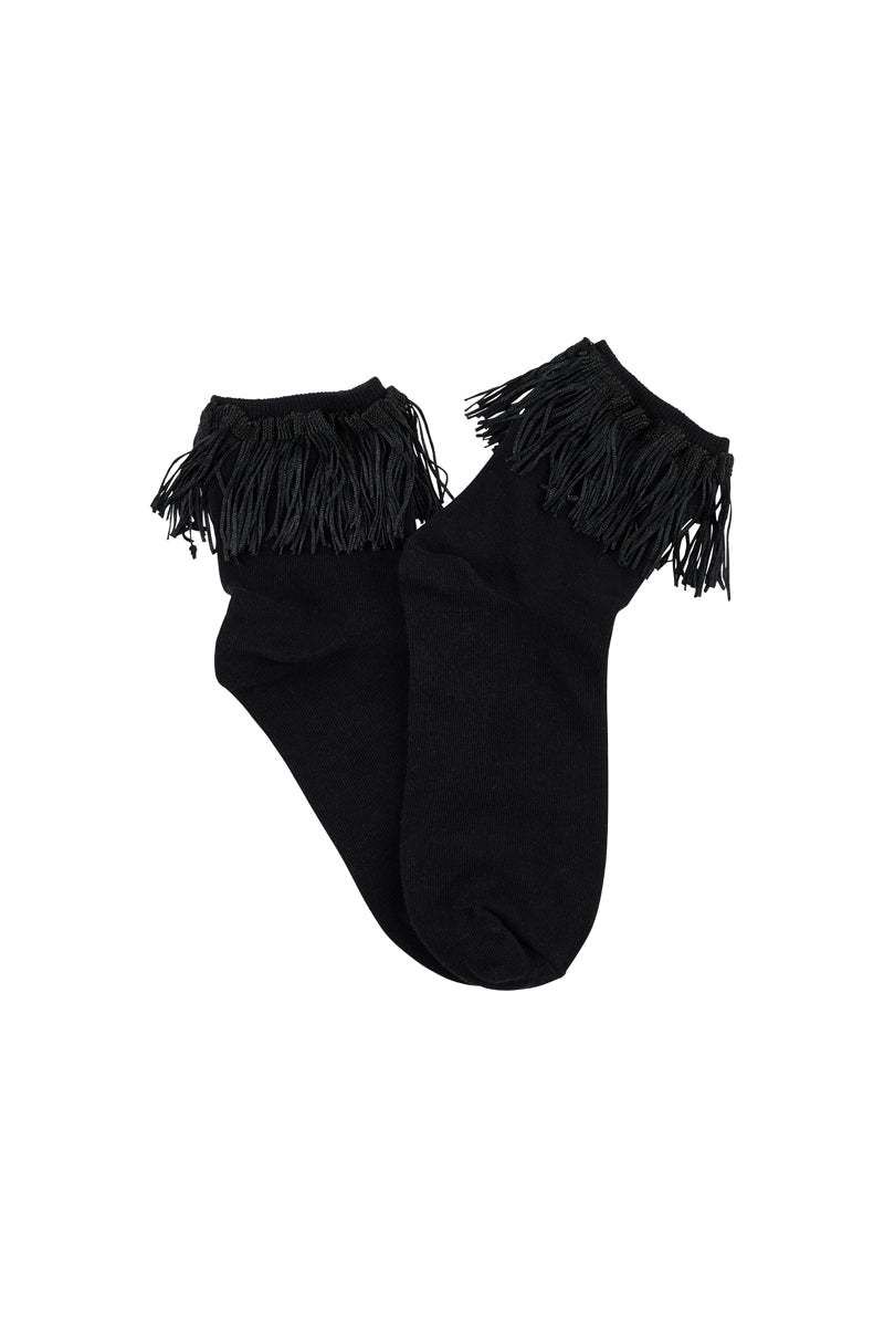 Tassel Socks- Black