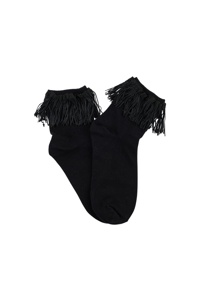 Tassel Socks- Black