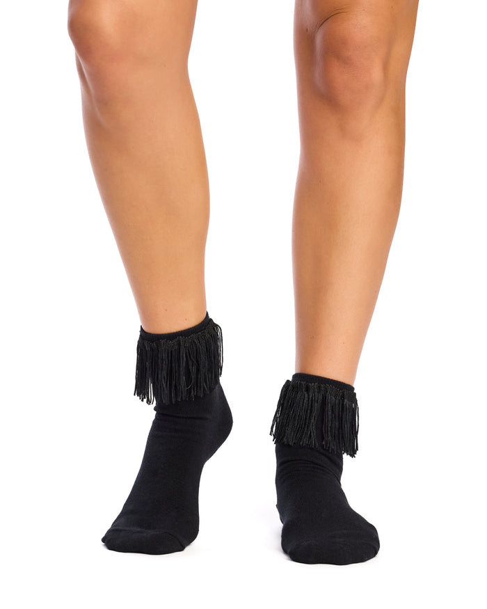 Tassel Socks- Black