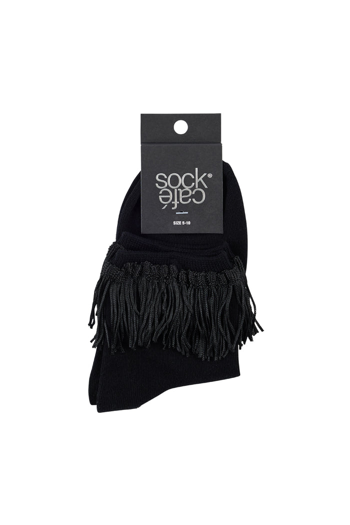 Tassel Socks- Black