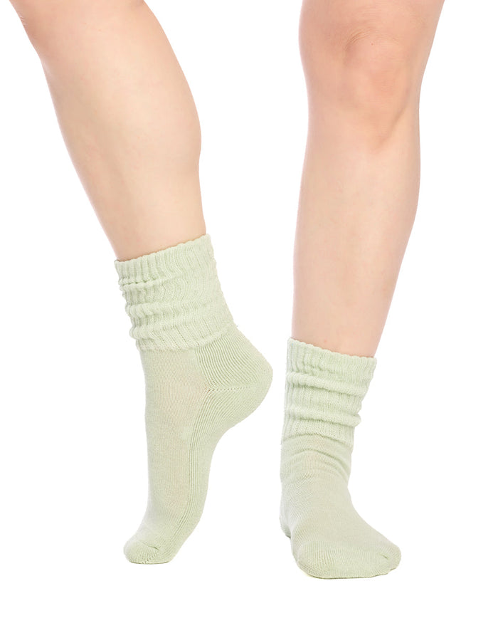 Slouch Socks- 3 Pack - Misty Sage