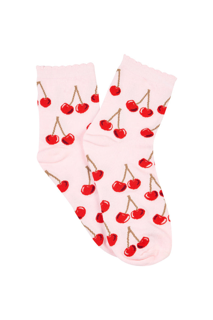 Quarter Socks - Cherry Delight