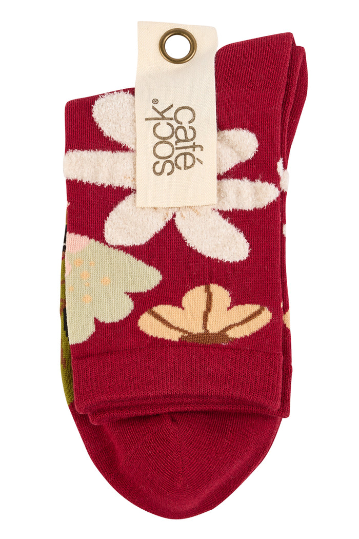 With Love 3/4 Crew Socks - Botanical