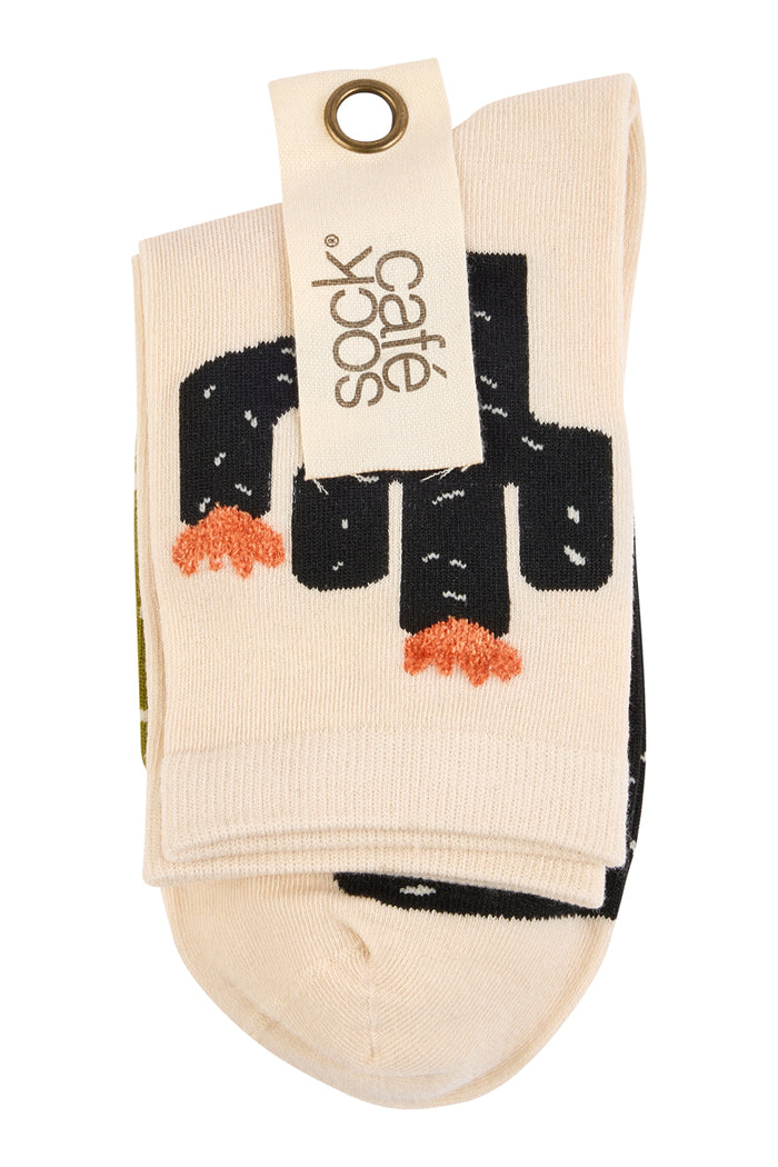 With Love 3/4 Crew Socks - Cactus