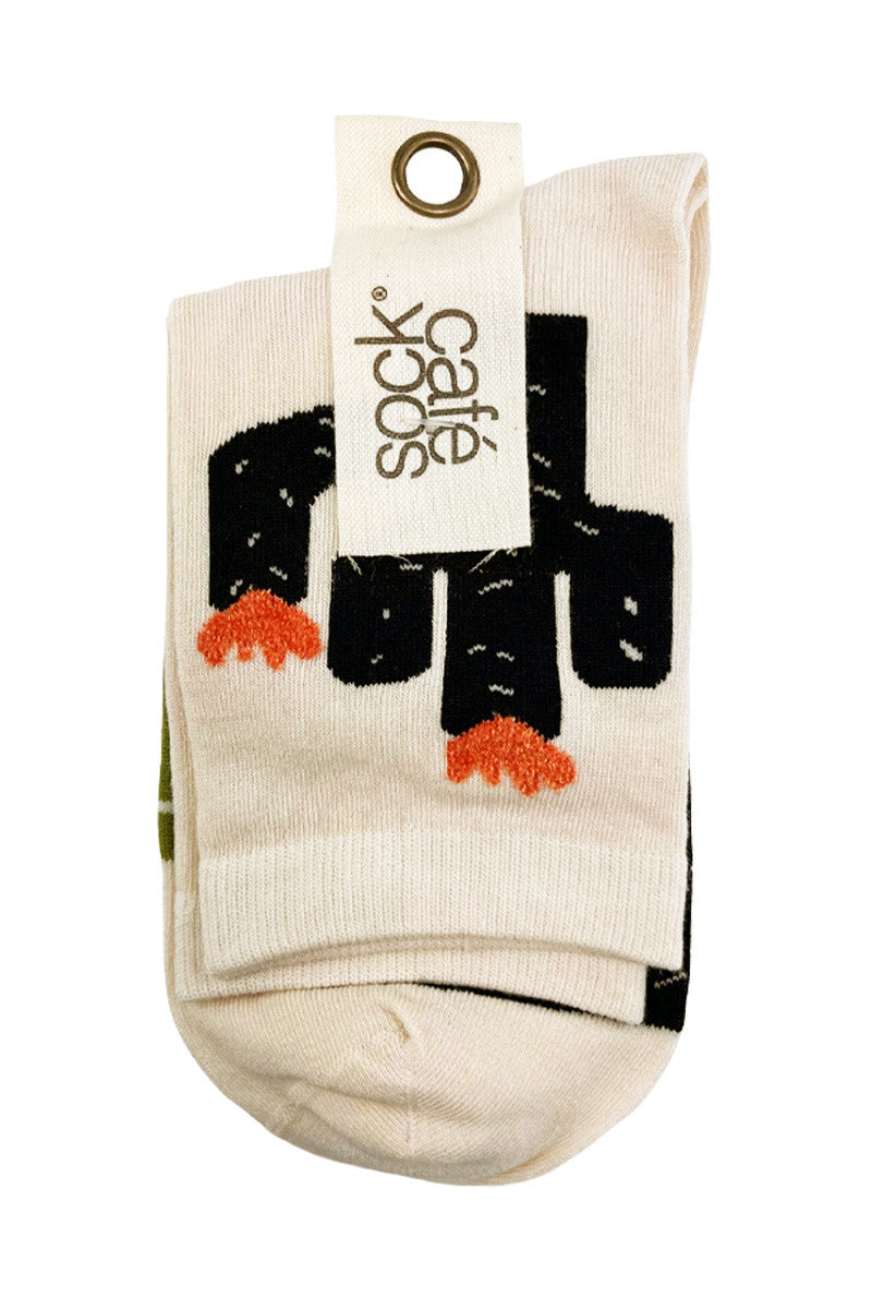 With Love 3/4 Crew Socks - Cactus