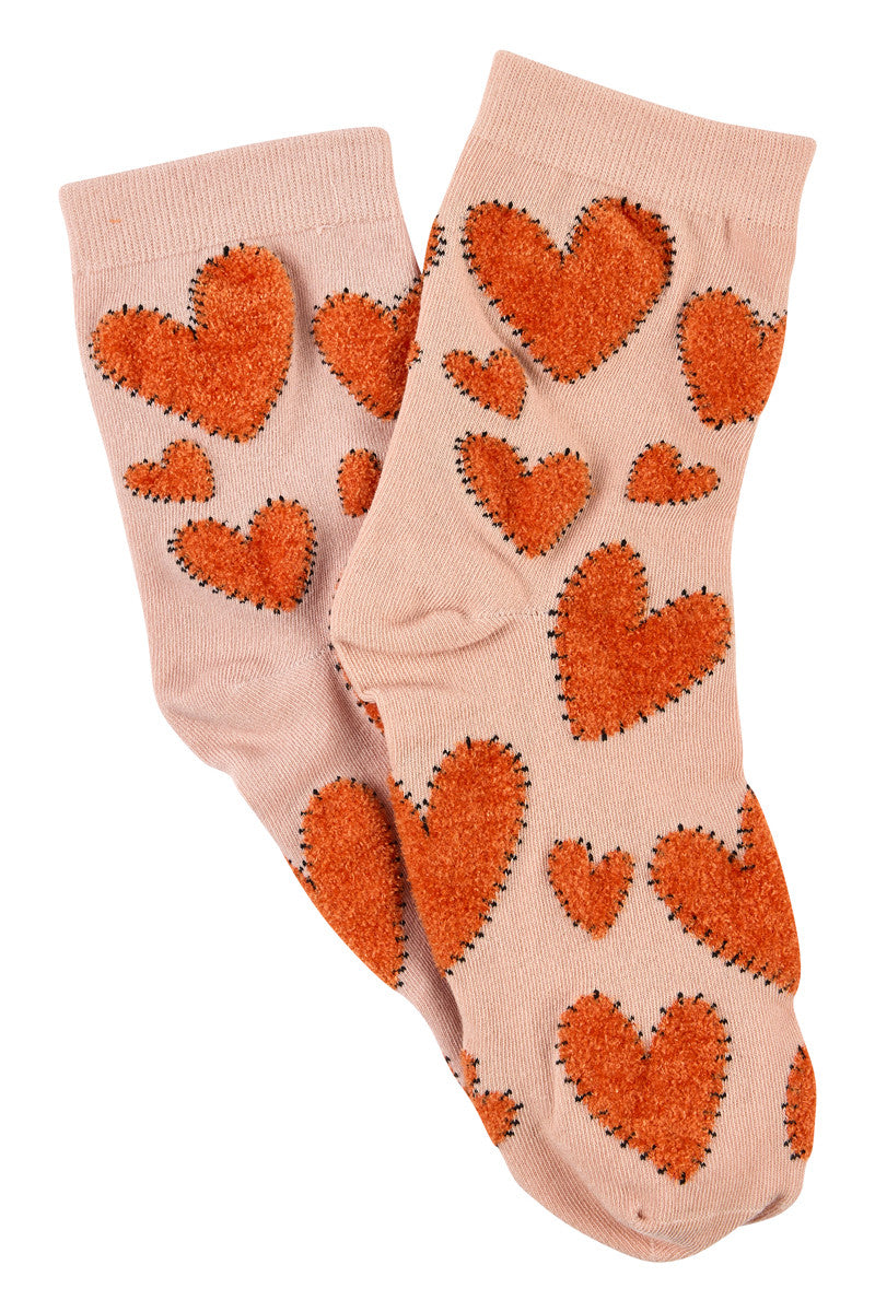 With Love 3/4 Crew Socks - Mended Hearts