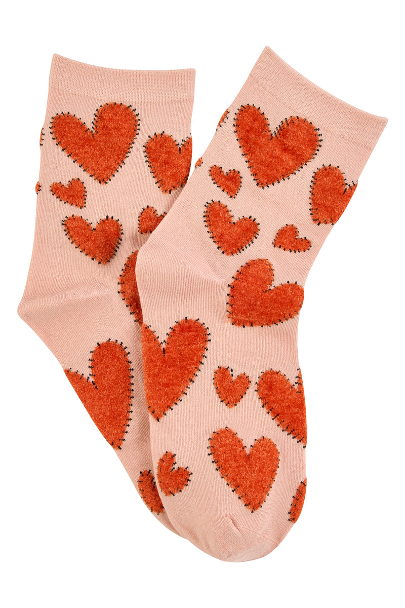 With Love 3/4 Crew Socks - Mended Hearts