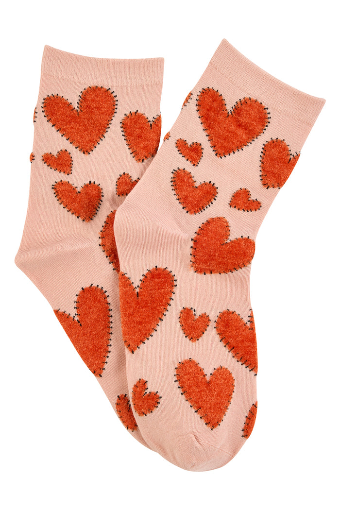 With Love 3/4 Crew Socks - Mended Hearts