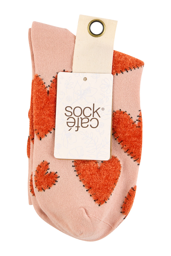 With Love 3/4 Crew Socks - Mended Hearts