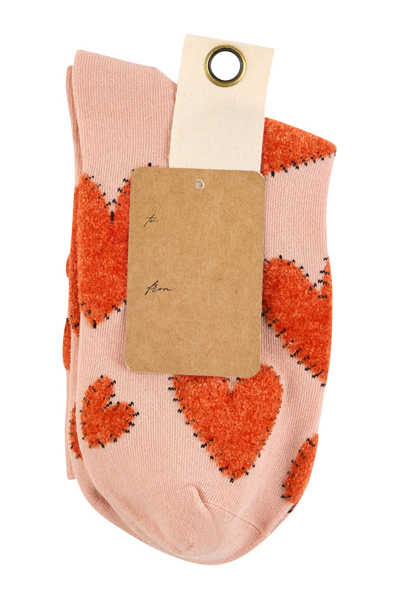 With Love 3/4 Crew Socks - Mended Hearts