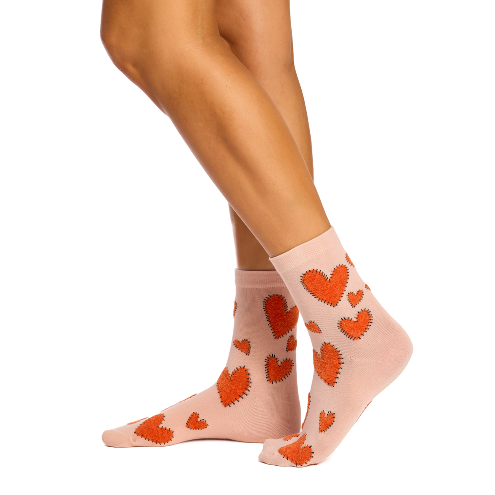 With Love 3/4 Crew Socks - Mended Hearts