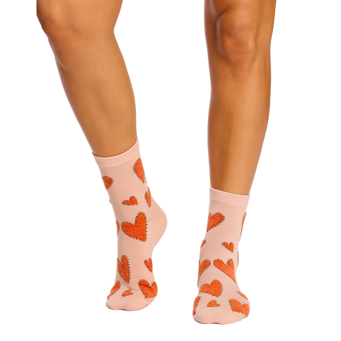 With Love 3/4 Crew Socks - Mended Hearts