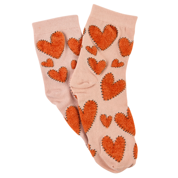 With Love 3/4 Crew Socks - Mended Hearts