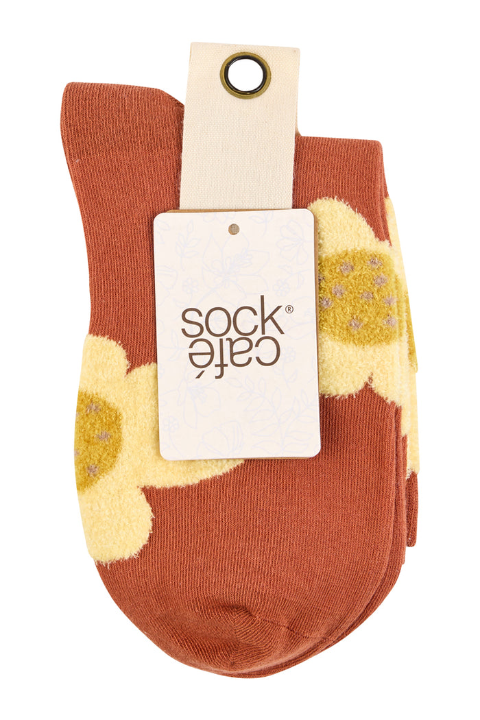 With Love 3/4 Crew Socks - Flower Power