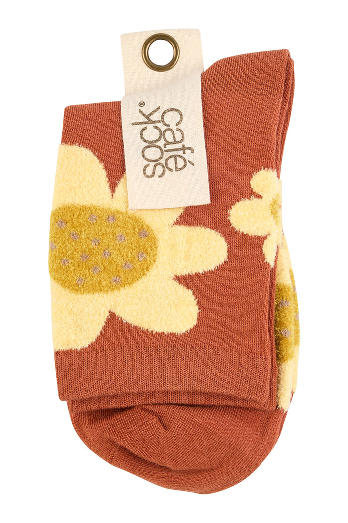 With Love 3/4 Crew Socks - Flower Power