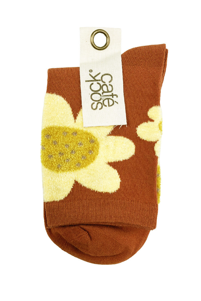 Sock Café - With Love 3/4 Crew Socks - Flower Power