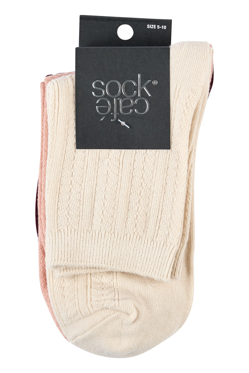 Textured Knit- 3 Pack