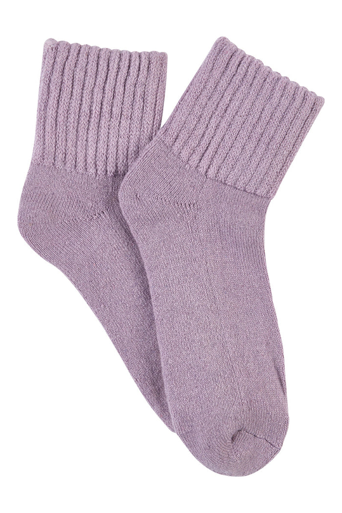 With Cashmere Socks - Lilac Mist