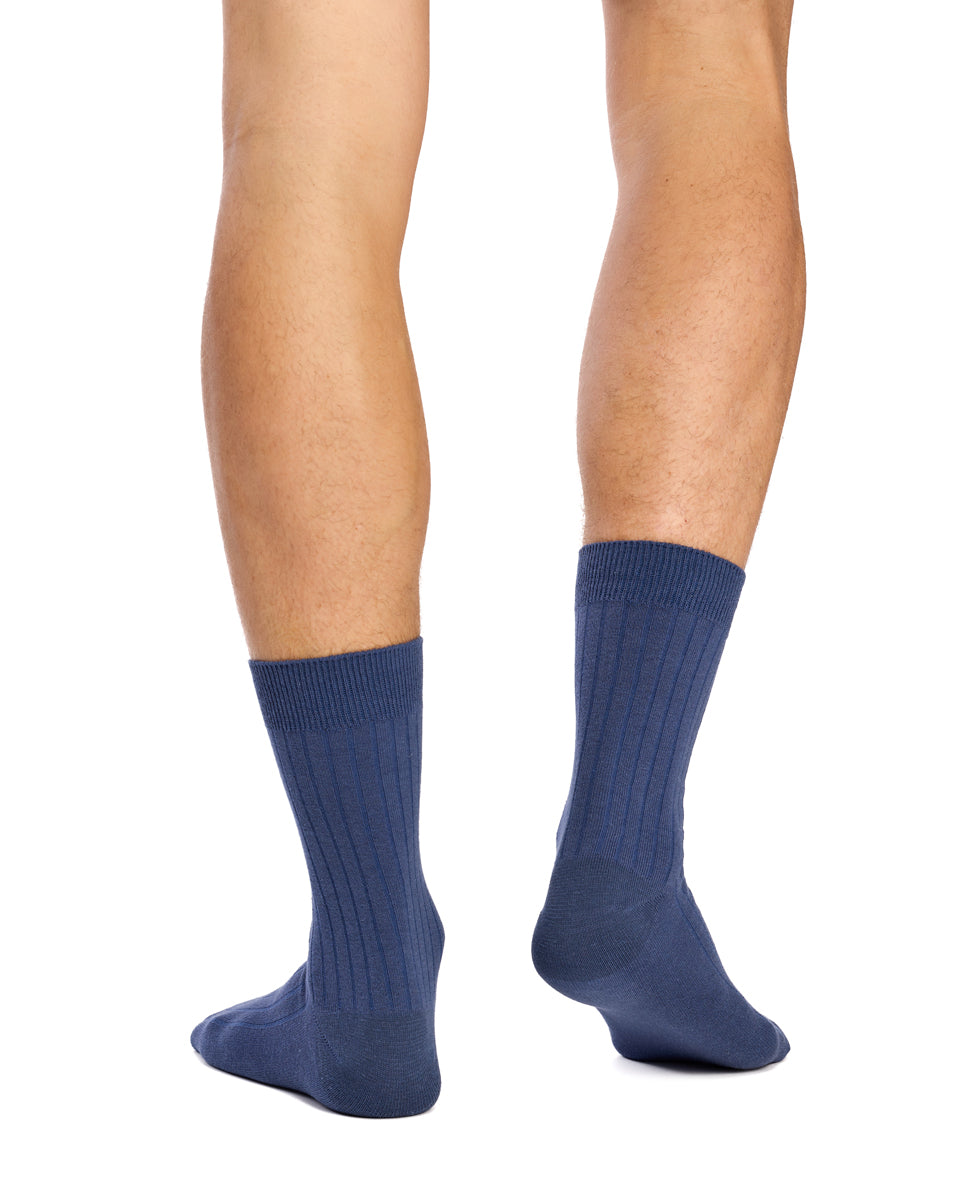 Men's High % Cotton Socks - Pack 3