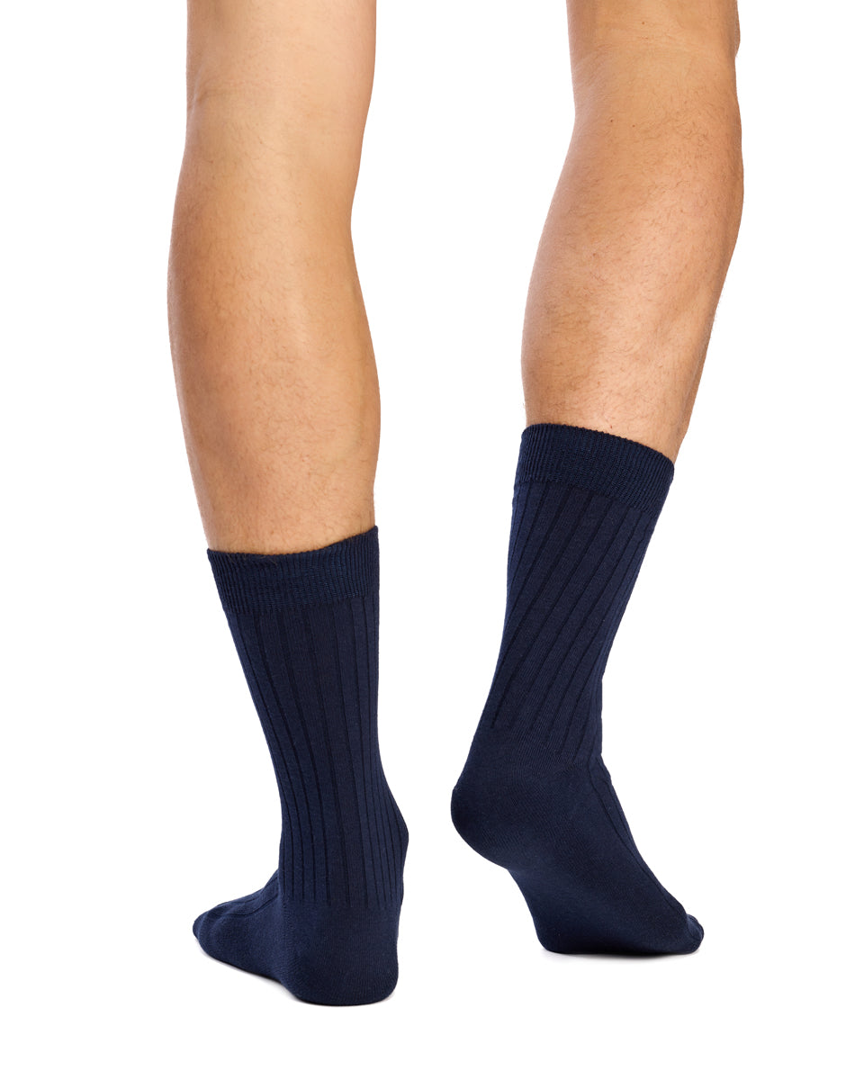 Men's High % Cotton Socks - Pack 3