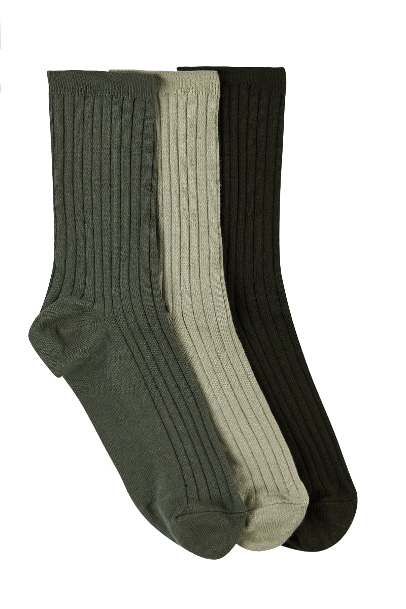 Women's High % Cotton Socks - Pack 3
