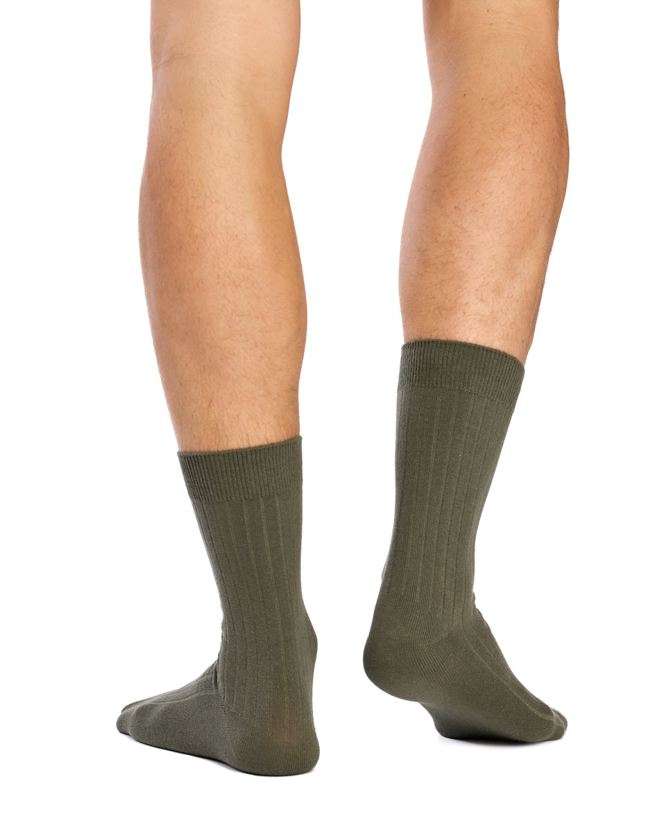Men's High % Cotton Socks - Pack 3