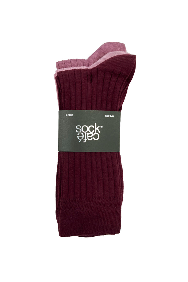 Men's High % Cotton Socks - Pack 3