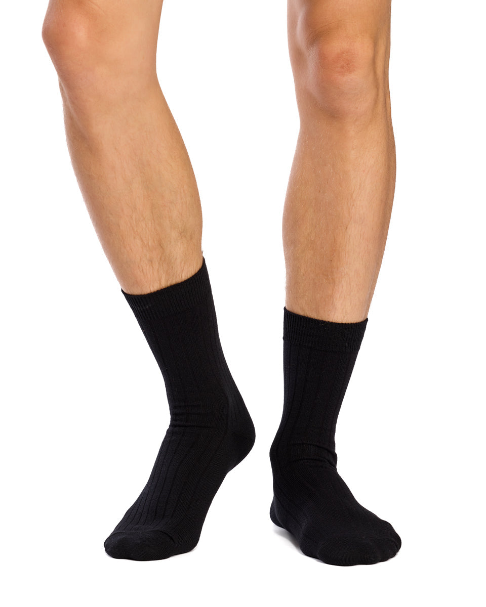 Men's High % Cotton Socks - Pack 3
