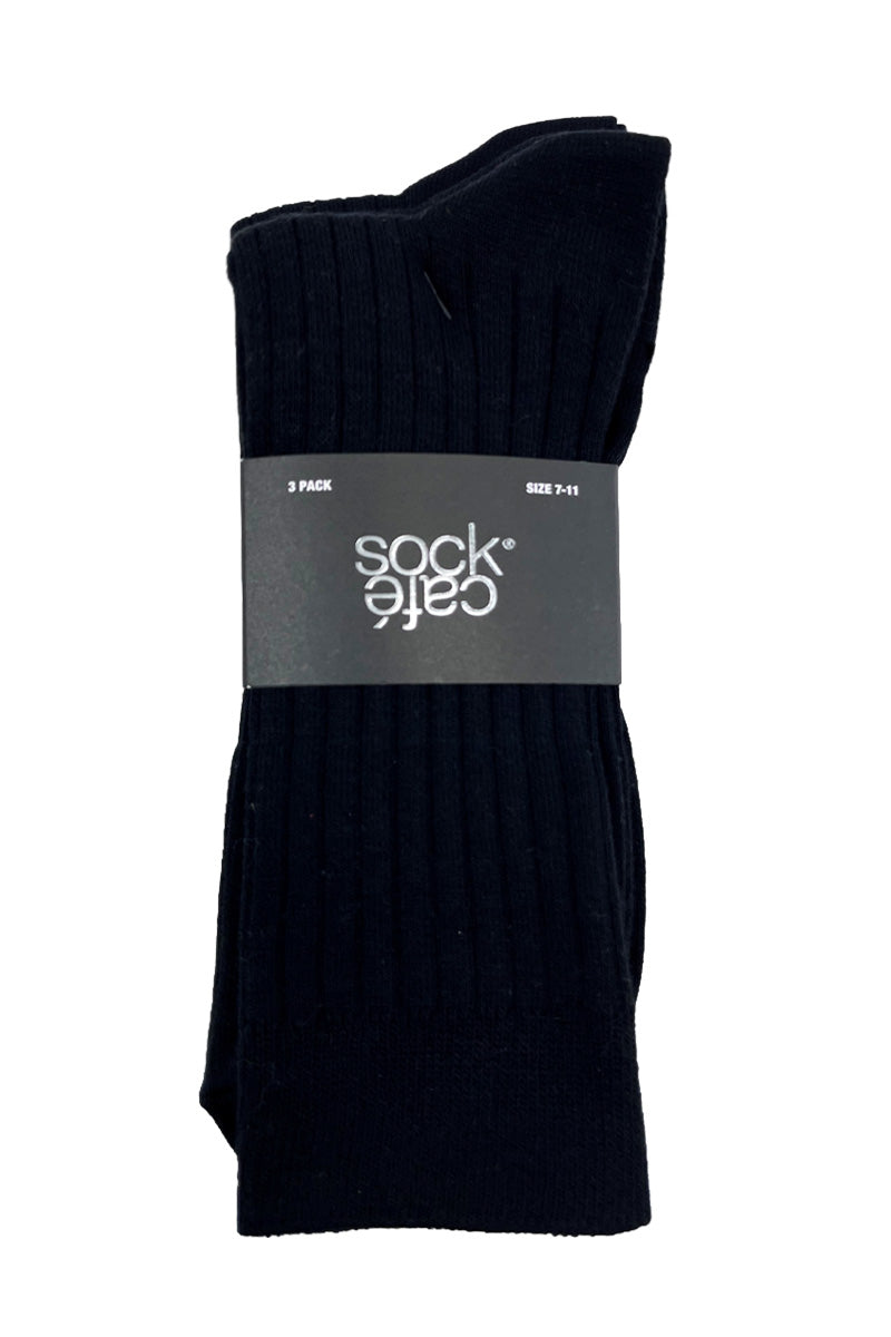 Men's High % Cotton Socks - Pack 3