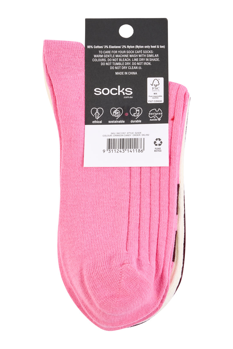 Women's High % Cotton Socks - Pack 3