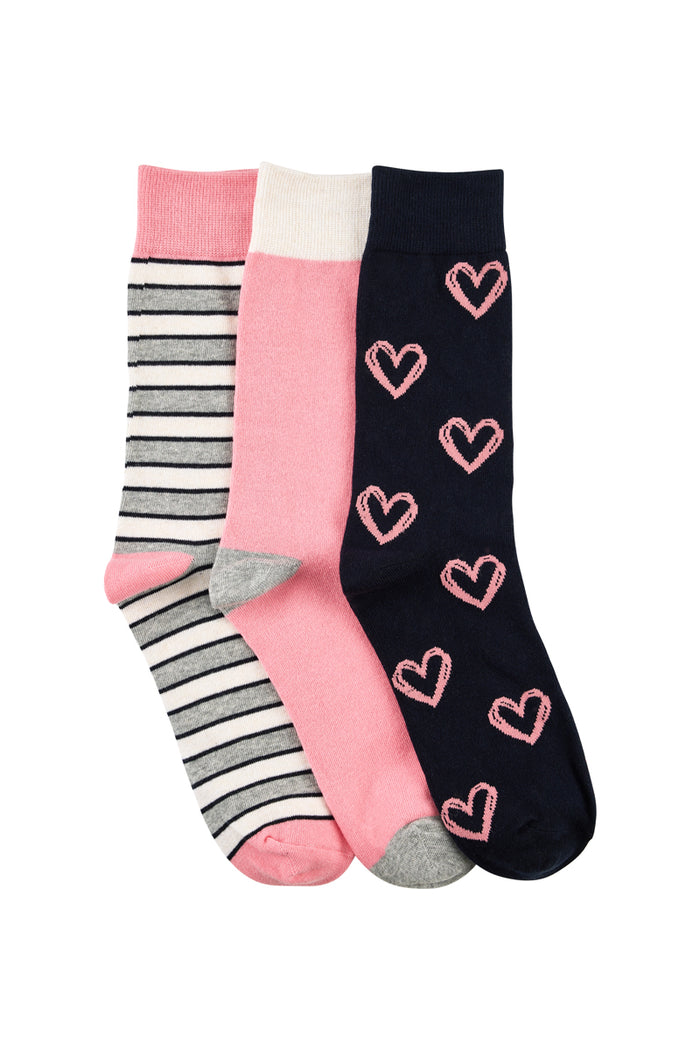 Crew Socks- 3 Pack- Be My Lover
